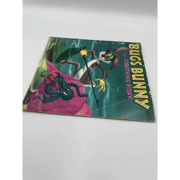 Vintage Whitman Tell A Tale Children’s Book - Bugs Bunny - Something Fishy - Picture 3 of 7